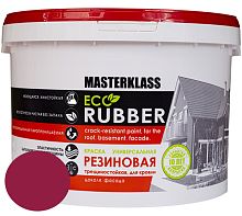 Краска резиновая вишневая, 1 кг